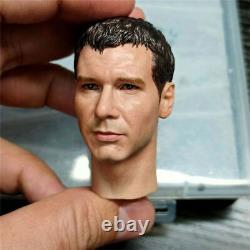 16 PVC Head Sculpt Blade Runner Harrison Ford For 12 Male HT Action Figures