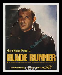 1982 Blade Runner Advance Preview Movie Poster! Museum Archival Linen-mounted