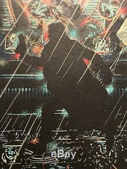 1982 Blade Runner Harrison Ford Movie Print Poster Mondo RAID71 Chris Thornley