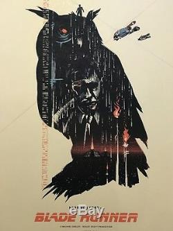 1982 Blade Runner Movie Art Print Poster Mondo Harrison Ford Lyndon Willoughby