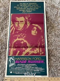 1982 Blade Runner Original Australian Daybill Poster Amazing Condition