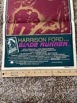 1982 Blade Runner Original Australian Daybill Poster Amazing Condition