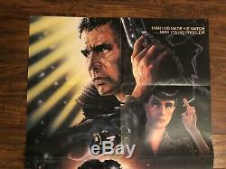 1982 Blade Runner Unused 27 By 41 Theater Poster Rare