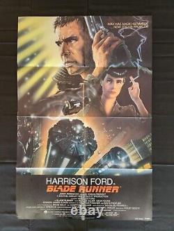 1982 Blade Runner original folded 1 sheet 27x41 NSS Style Harrison Ford