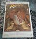 1982 Original Indiana Jones Movie Theater Poster 40x60 Inches Mega Rare Find