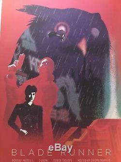 1982Blade Runner Harrison Ford Movie Print Poster Mondo Robot House Ridley Scott
