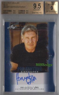 2012 Pop Century Auto Harrison Ford #1/2 Autograph Blade Runner/star Wars Bgs