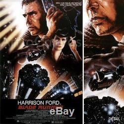27Wx39H BLADE RUNNER OFFICIAL MOVIE POSTER HARRISON FORD CANVAS