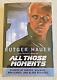 ALL THOSE MOMENTS by RUTGER HAUER Blade Runner Hitcher Hardcover SIGNED BOOK