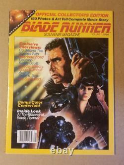 BLADE RUNNER 1982 Genuine 27x41 One-sheet movie poster Harrison Ford & bonus