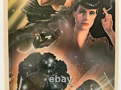 BLADE RUNNER 1982 Original Rolled 14x36 Movie Poster Harrison Ford Ridley Scott