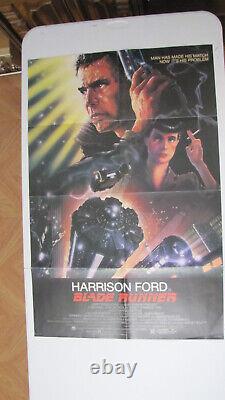 BLADE RUNNER 1982 Original movie poster / 1-sht, Harrison Ford / John Alvin art