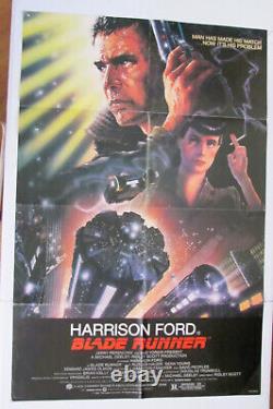 BLADE RUNNER 1982 Original movie poster / 1-sht, Harrison Ford / John Alvin art