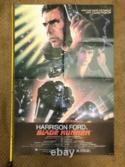 BLADE RUNNER (1982) Rare, original One Sheet Movie Poster 27x41 unused