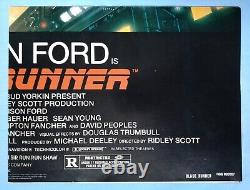 BLADE RUNNER (1982) original US 1st release NSS 27 x 41 one-sheet movie POSTER