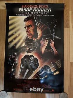 BLADE RUNNER 1992 Original Poster Directors Cut Release Int. 27x40'' ROLLED
