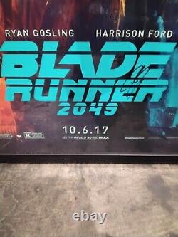 BLADE RUNNER 2049 Cast Signed 43x29 Movie Poster Harrison Ford Ryan Gosling