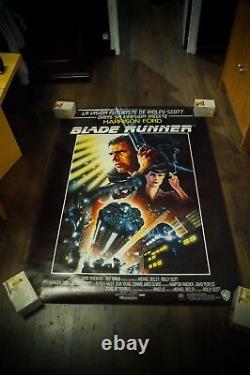 BLADE RUNNER 4x6 ft French Grande Rolled Movie Poster ReRelease 1992