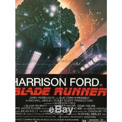 BLADE RUNNER Affiche de film Studio Style 69x104 cm. 1982 Harrison Ford, R