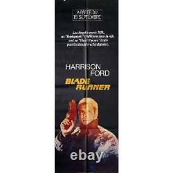 BLADE RUNNER Movie Poster 23x63 in. 1982 Ridley Scott, Harrison Ford