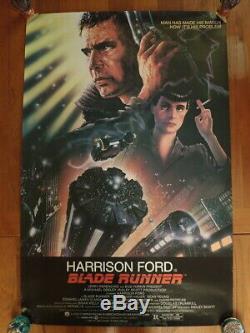 BLADE RUNNER Original 1982 NSS Movie Poster Rolled Vintage SCI FI Cult Classic
