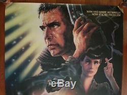 BLADE RUNNER Original 1982 NSS Movie Poster Rolled Vintage SCI FI Cult Classic