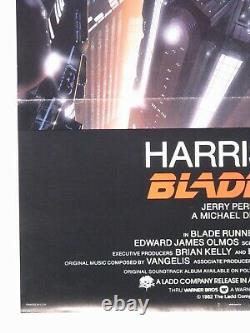 BLADE RUNNER Original 27X41 folded Movie Poster