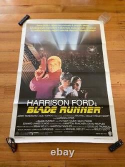 BLADE RUNNER Original Movie Poster Italian 2 Fogli Two Sheeter 1982 HUGE