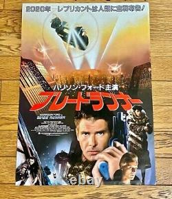 BLADE RUNNER Original Movie Poster in JAPAN Ridley Scott B21982 MINT vintage