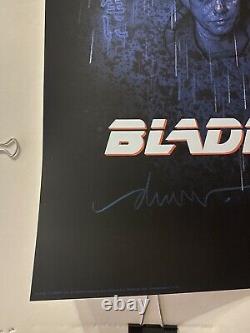 BLADE RUNNER Screen Print Poster Signed by Drew Struzan BNG Bottleneck Movie