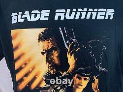 BLADE RUNNER T-Shirt XL (2-Sided) Vintage Late 1990's Harrison Ford Movie FOTL