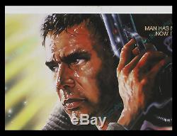 BLADE RUNNER WHITE BORDER PRINTER'S PROOF Movie Poster 1-OF-A-KIND NSS VERSION