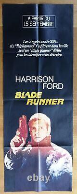 BLADE RUNNER harrison ford sci-fi original french doorpanel movie poster'82