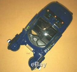 BLADE RUNNER movie BLUE police SPINNER toy CAR (opening doors) deckard SYD MEAD