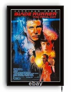 BLADE RUNNER movie poster light up framed lightbox led sign home cinema man cave