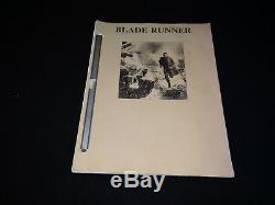BLADE RUNNER ridley scott rare scenario presse cinema script dialogue 100 pages