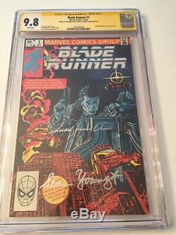 Blade Runner #1 2x Ss Cgc 9.8 Signed By Sean Young & Edward James Olmos Movie