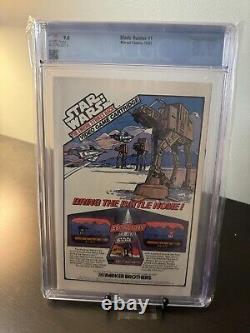 Blade Runner #1 CGC 9.8 Movie Adaptation Harrison Ford on Cover Oct 1992
