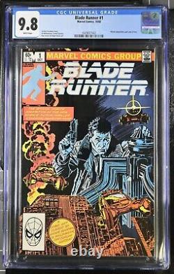 Blade Runner #1 CGC 9.8 White pages 1982 Marvel Comics Harrison Ford cover