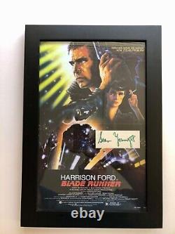 Blade Runner 11 X 14 Poster Signed Sean Young Index Card Authenticated