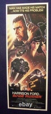 Blade Runner 14x36 Original Rolled Unused Movie Poster 1982 Insert Harrison Ford
