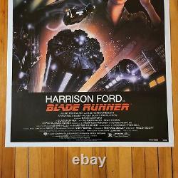 Blade Runner (1982) 1SH 27x41 Original Movie Poster Linen Backed Sci Fi