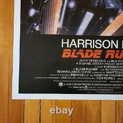 Blade Runner (1982) 1SH 27x41 Original Movie Poster Linen Backed Sci Fi