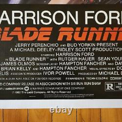 Blade Runner (1982) 1SH 27x41 Original Movie Poster Linen Backed Sci Fi