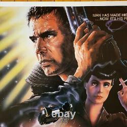 Blade Runner (1982) 1SH 27x41 Original Movie Poster Linen Backed Sci Fi