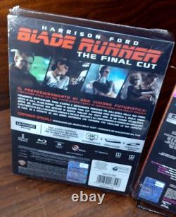 Blade Runner 1982 4K Titans Of Cult + Blade Runner 2049 Steelbooks-NEW-Free S&H