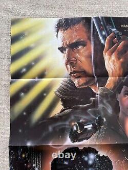 Blade Runner (1982) AUTHENTIC VINTAGE MOVIE POSTER ORIGINAL ONE SHEET