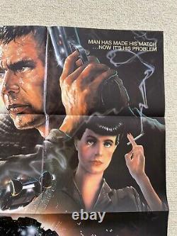 Blade Runner (1982) AUTHENTIC VINTAGE MOVIE POSTER ORIGINAL ONE SHEET