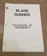 Blade Runner 1982 Complete Storyboard script Harrison Ford Powell Rogers MOEBIUS