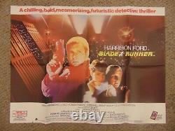 Blade Runner 1982 Harrison Ford Ridley Scott British Quad 30x40 Poster N7485